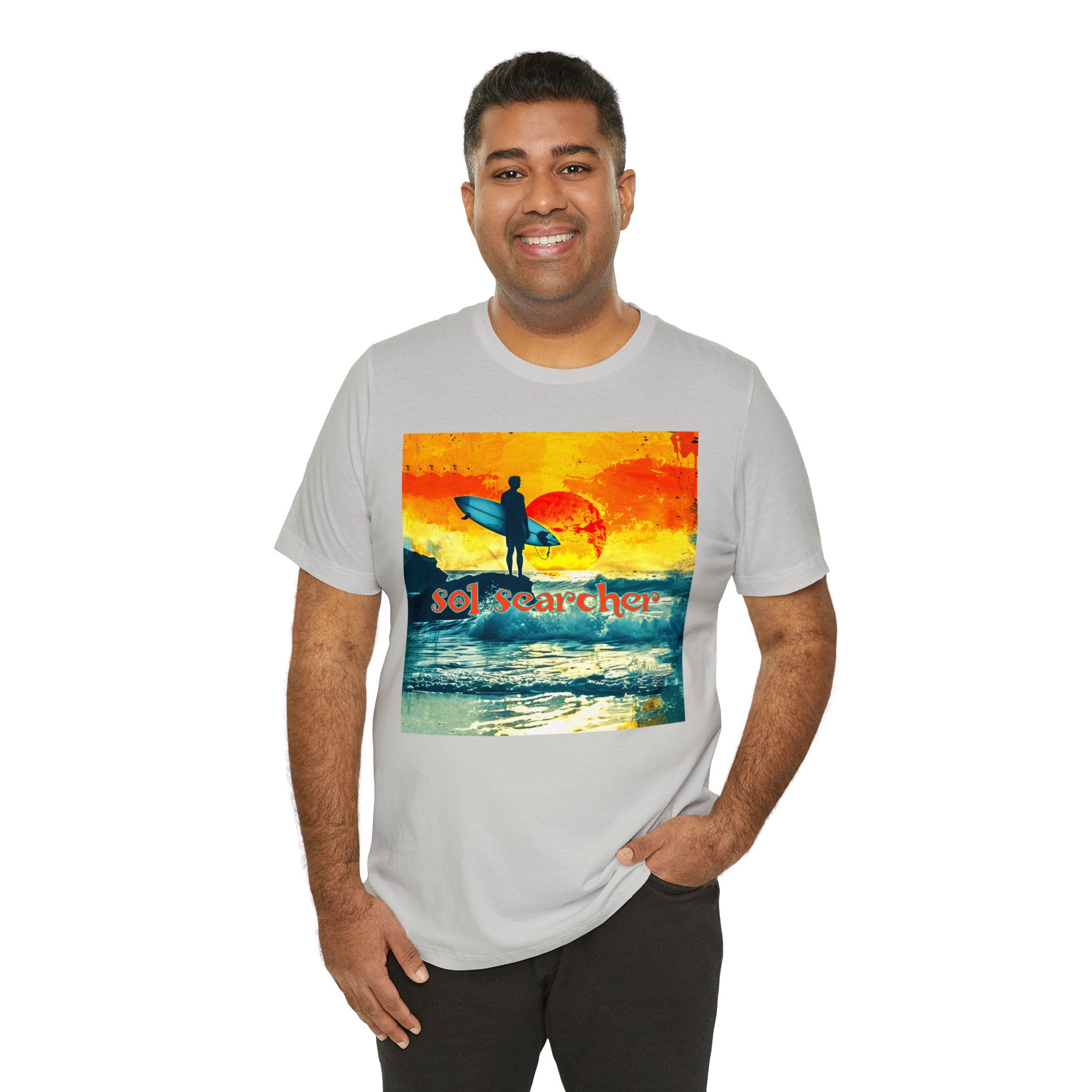 Sol Searcher sunset Unisex Jersey Short Sleeve Tee