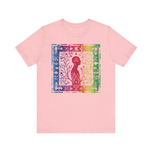 Rainbow silhouette Unisex Jersey Short Sleeve Tee