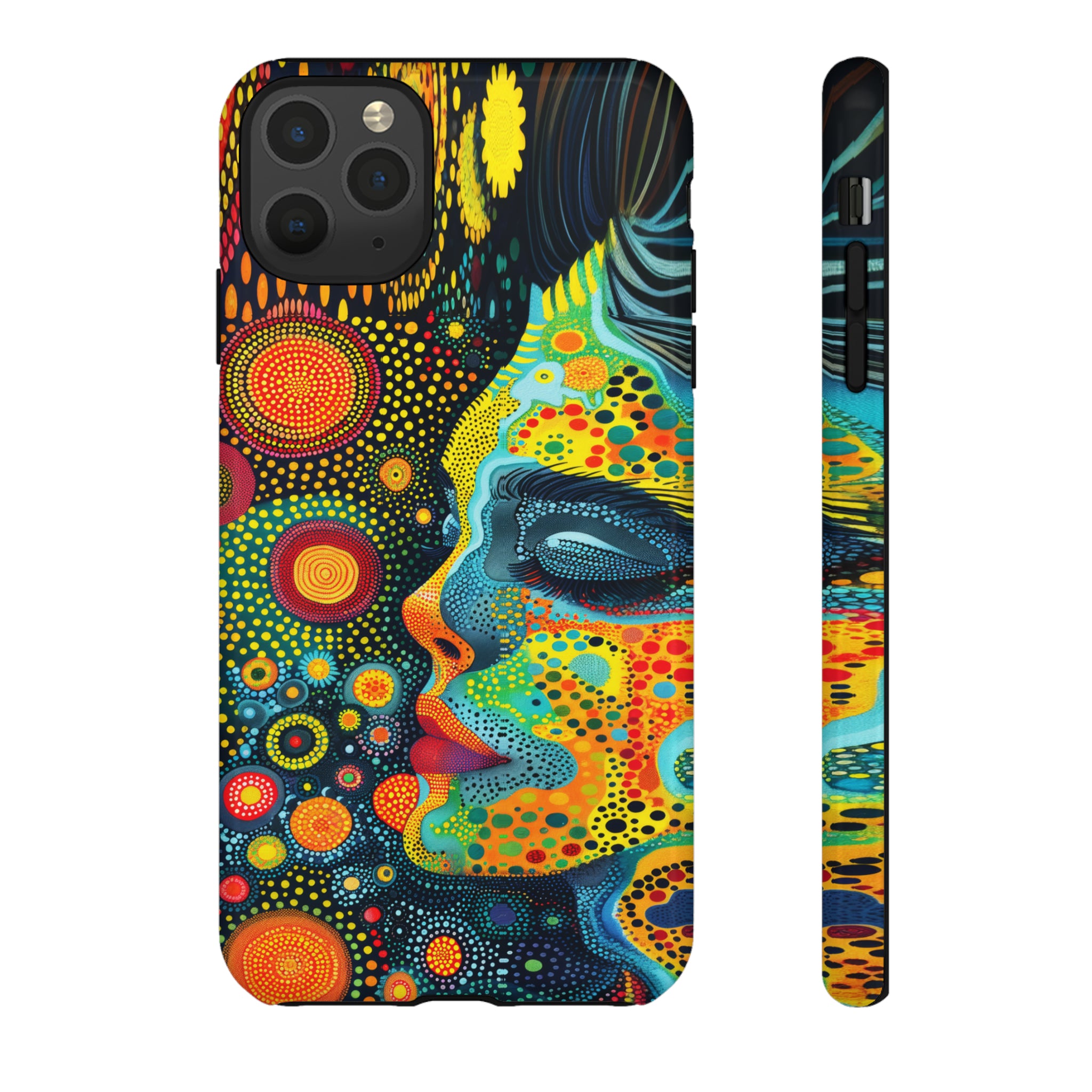 Phone Case, whimsical colorful design, Artistic design, Tough Case, Colorful whimsical fantasy design, iPhone 15, 14, 13, 12, 11, Samsung, Pixel