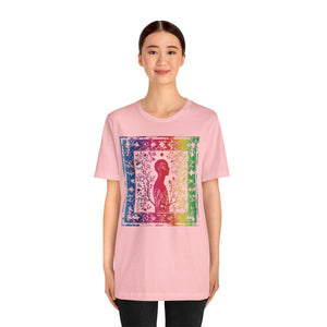 Rainbow silhouette Unisex Jersey Short Sleeve Tee