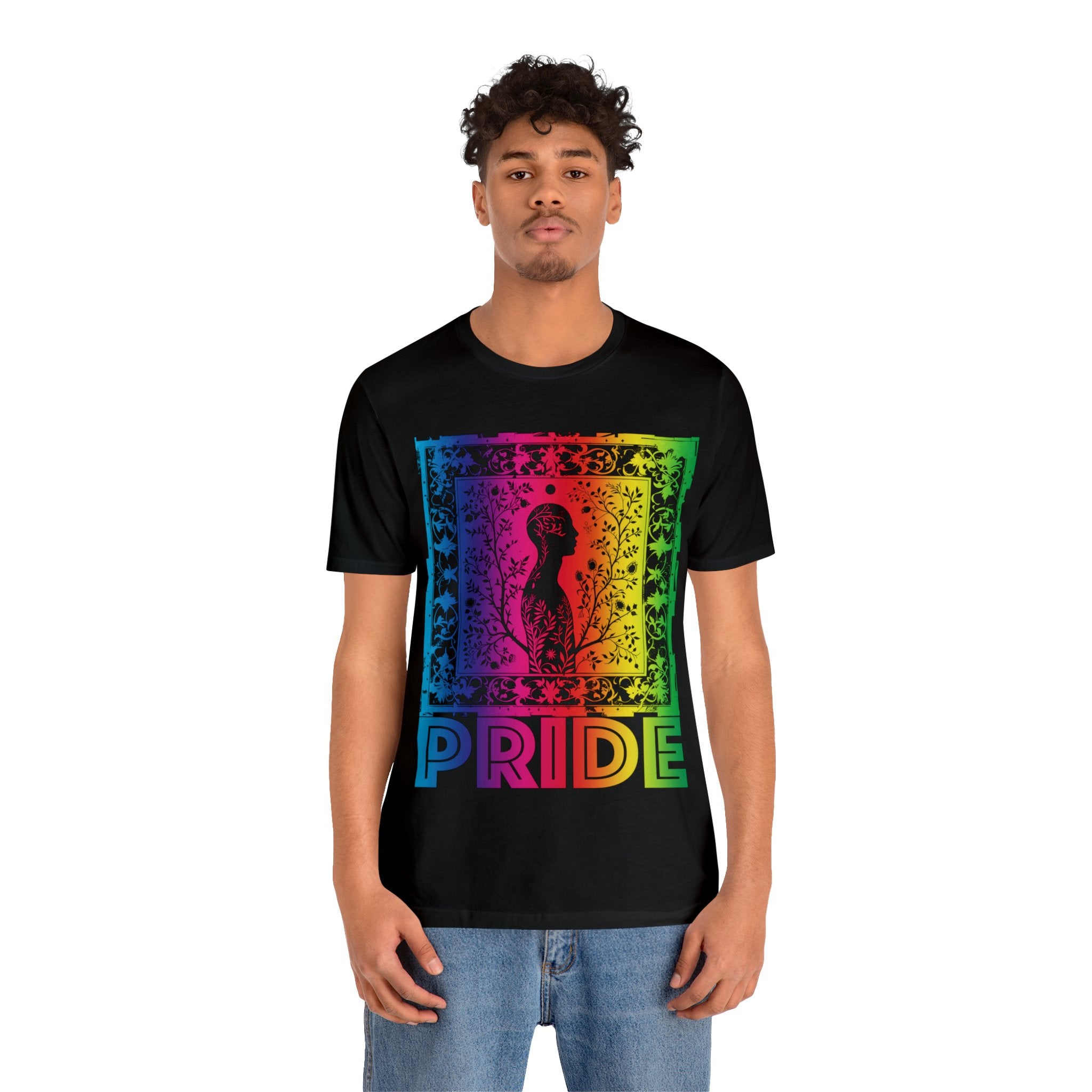 Pride Silhouette in 4 colors Unisex Jersey Short Sleeve Tee