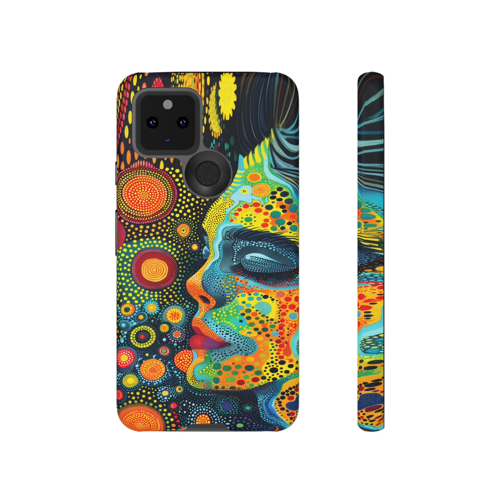 Phone Case, whimsical colorful design, Artistic design, Tough Case, Colorful whimsical fantasy design, iPhone 15, 14, 13, 12, 11, Samsung, Pixel