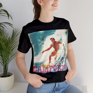 Ride the wave California Unisex Jersey Short Sleeve Tee