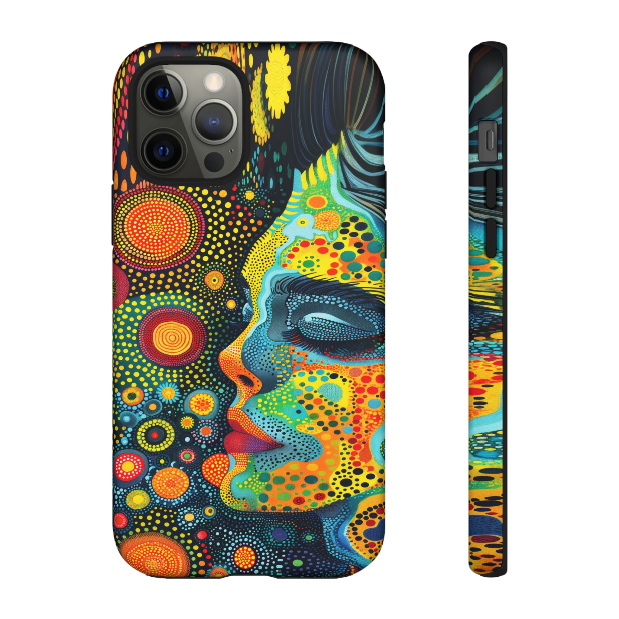 Phone Case, whimsical colorful design, Artistic design, Tough Case, Colorful whimsical fantasy design, iPhone 15, 14, 13, 12, 11, Samsung, Pixel