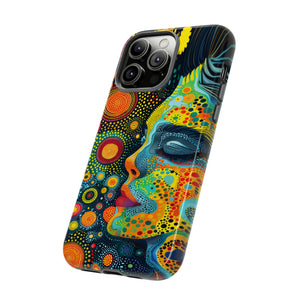 Phone Case, whimsical colorful design, Artistic design, Tough Case, Colorful whimsical fantasy design, iPhone 15, 14, 13, 12, 11, Samsung, Pixel