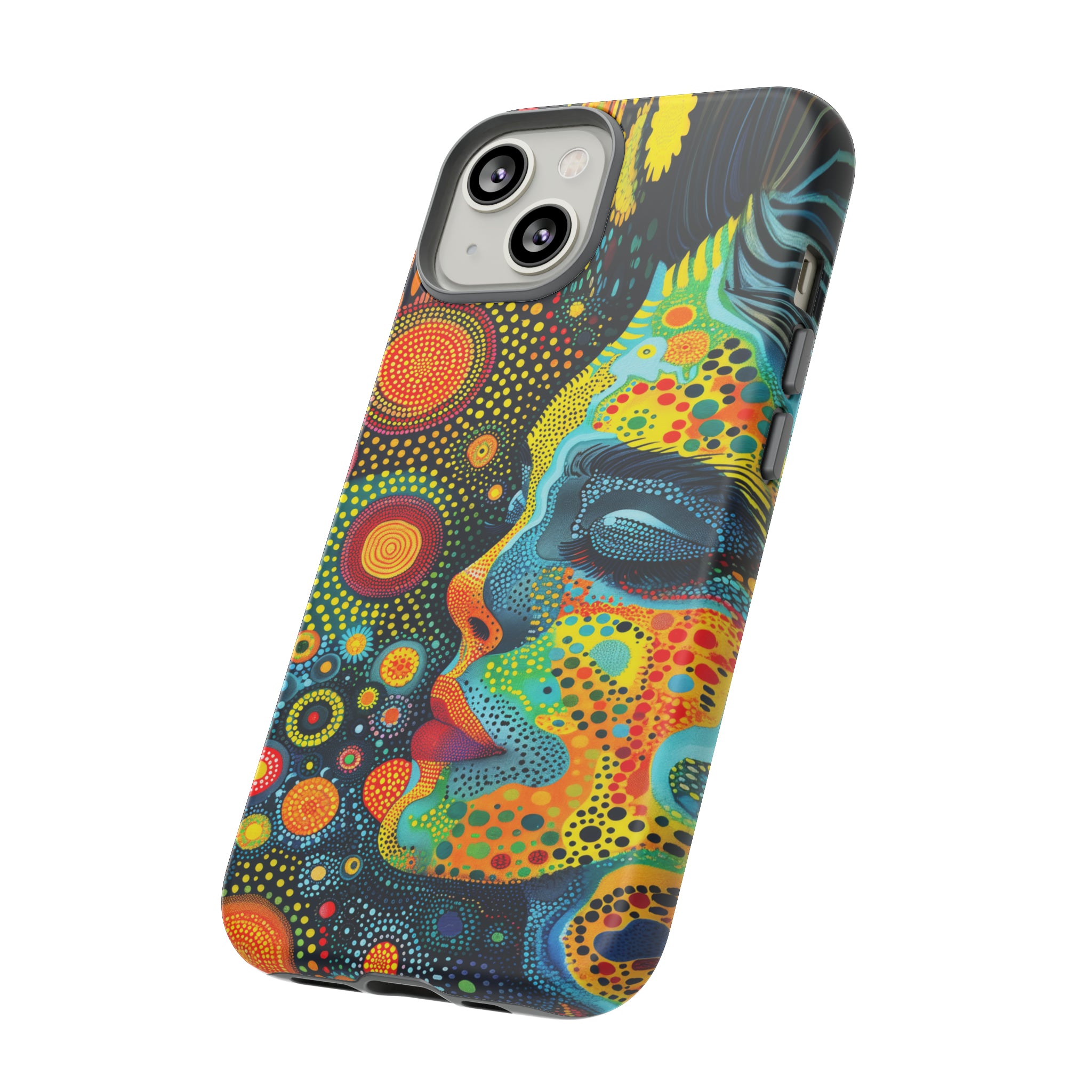 Phone Case, whimsical colorful design, Artistic design, Tough Case, Colorful whimsical fantasy design, iPhone 15, 14, 13, 12, 11, Samsung, Pixel