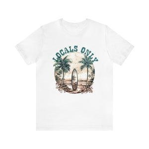 Vintage style Locals only Unisex Jersey Short Sleeve Tee