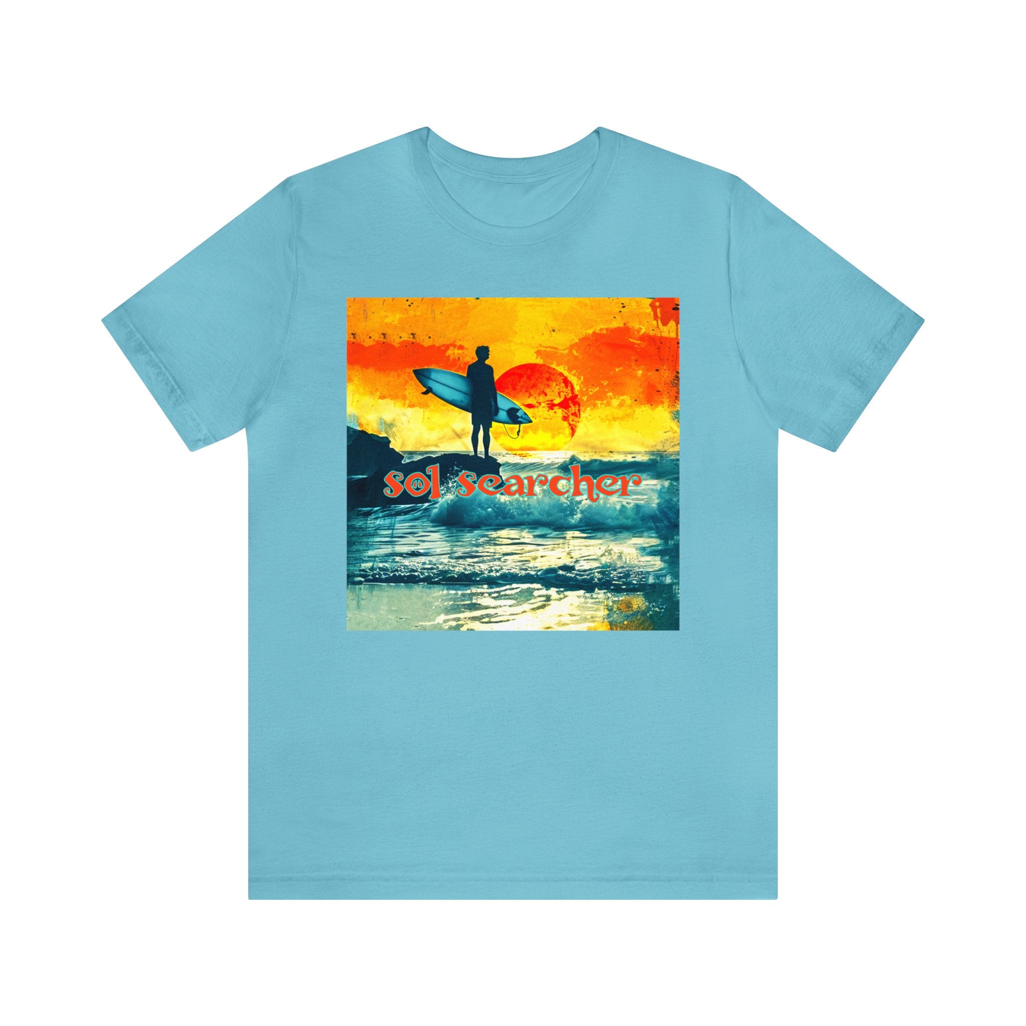 Sol Searcher sunset Unisex Jersey Short Sleeve Tee