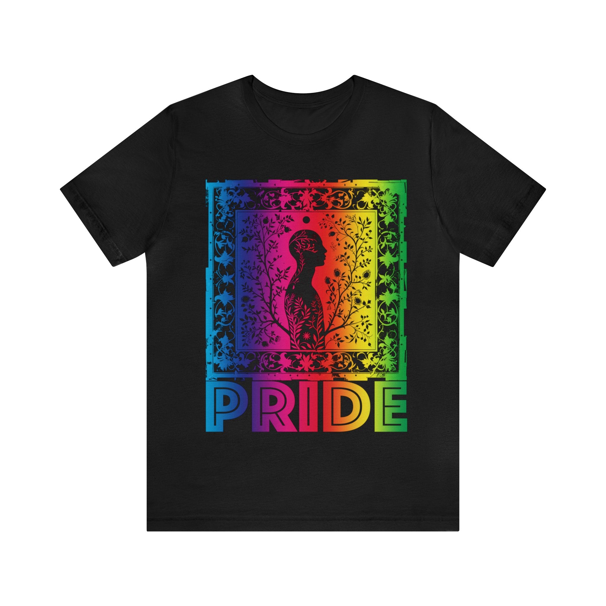 Pride Silhouette in 4 colors Unisex Jersey Short Sleeve Tee