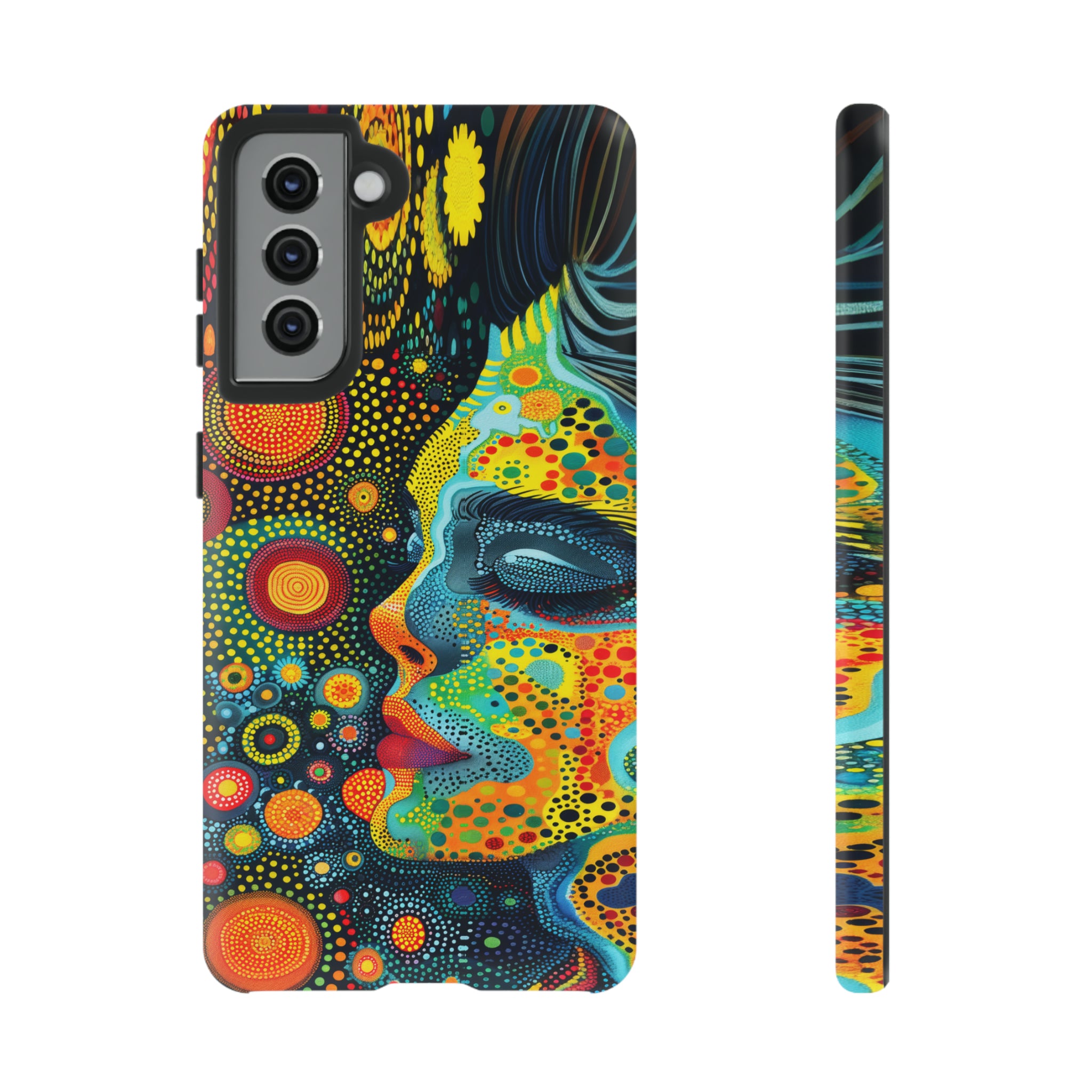 Phone Case, whimsical colorful design, Artistic design, Tough Case, Colorful whimsical fantasy design, iPhone 15, 14, 13, 12, 11, Samsung, Pixel