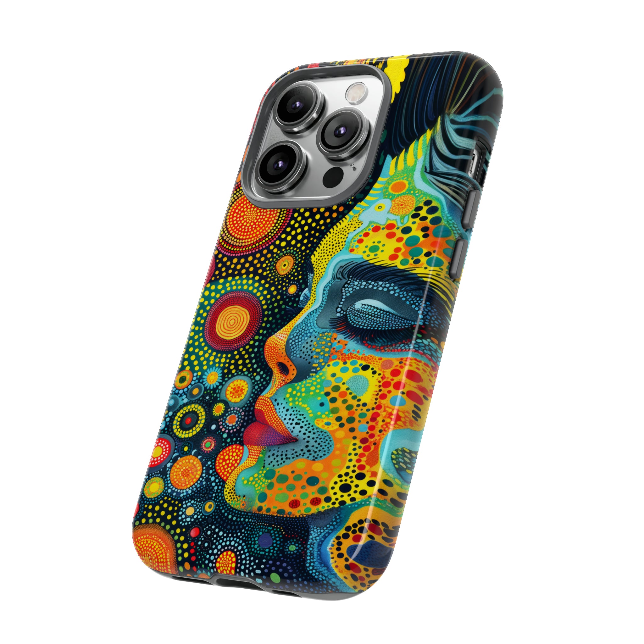 Phone Case, whimsical colorful design, Artistic design, Tough Case, Colorful whimsical fantasy design, iPhone 15, 14, 13, 12, 11, Samsung, Pixel