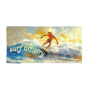 Surf Artistry wave Beach Towel 36" x 72?