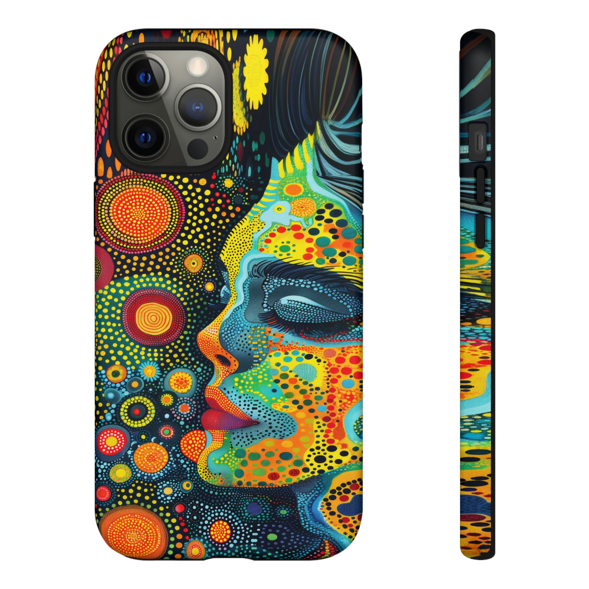 Phone Case, whimsical colorful design, Artistic design, Tough Case, Colorful whimsical fantasy design, iPhone 15, 14, 13, 12, 11, Samsung, Pixel