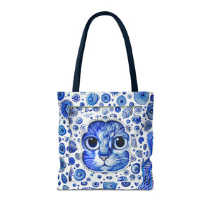 Peek a Book kitty Tote Bag