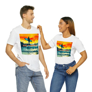 Sol Searcher sunset Unisex Jersey Short Sleeve Tee