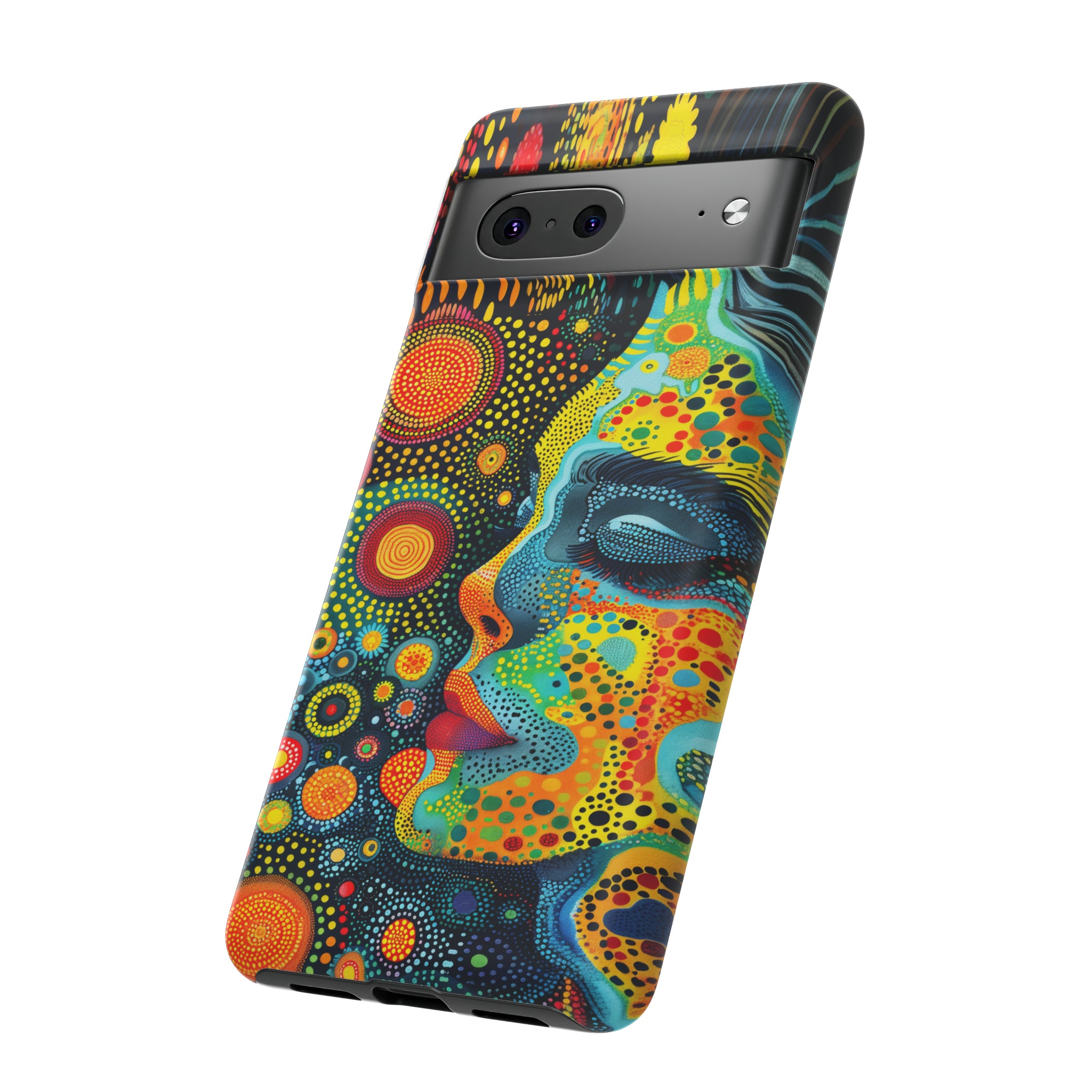 Phone Case, whimsical colorful design, Artistic design, Tough Case, Colorful whimsical fantasy design, iPhone 15, 14, 13, 12, 11, Samsung, Pixel