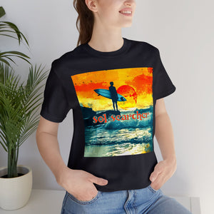 Sol Searcher sunset Unisex Jersey Short Sleeve Tee