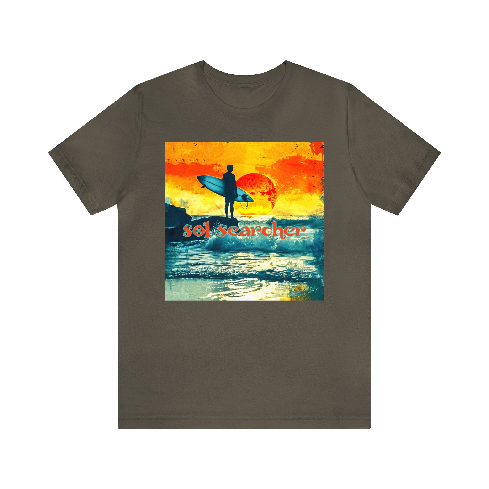 Sol Searcher sunset Unisex Jersey Short Sleeve Tee