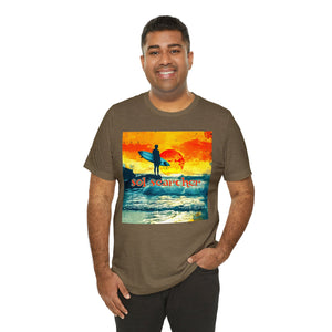 Sol Searcher sunset Unisex Jersey Short Sleeve Tee