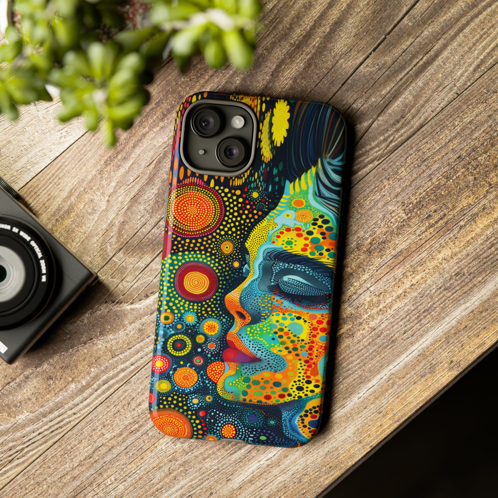 Phone Case, whimsical colorful design, Artistic design, Tough Case, Colorful whimsical fantasy design, iPhone 15, 14, 13, 12, 11, Samsung, Pixel