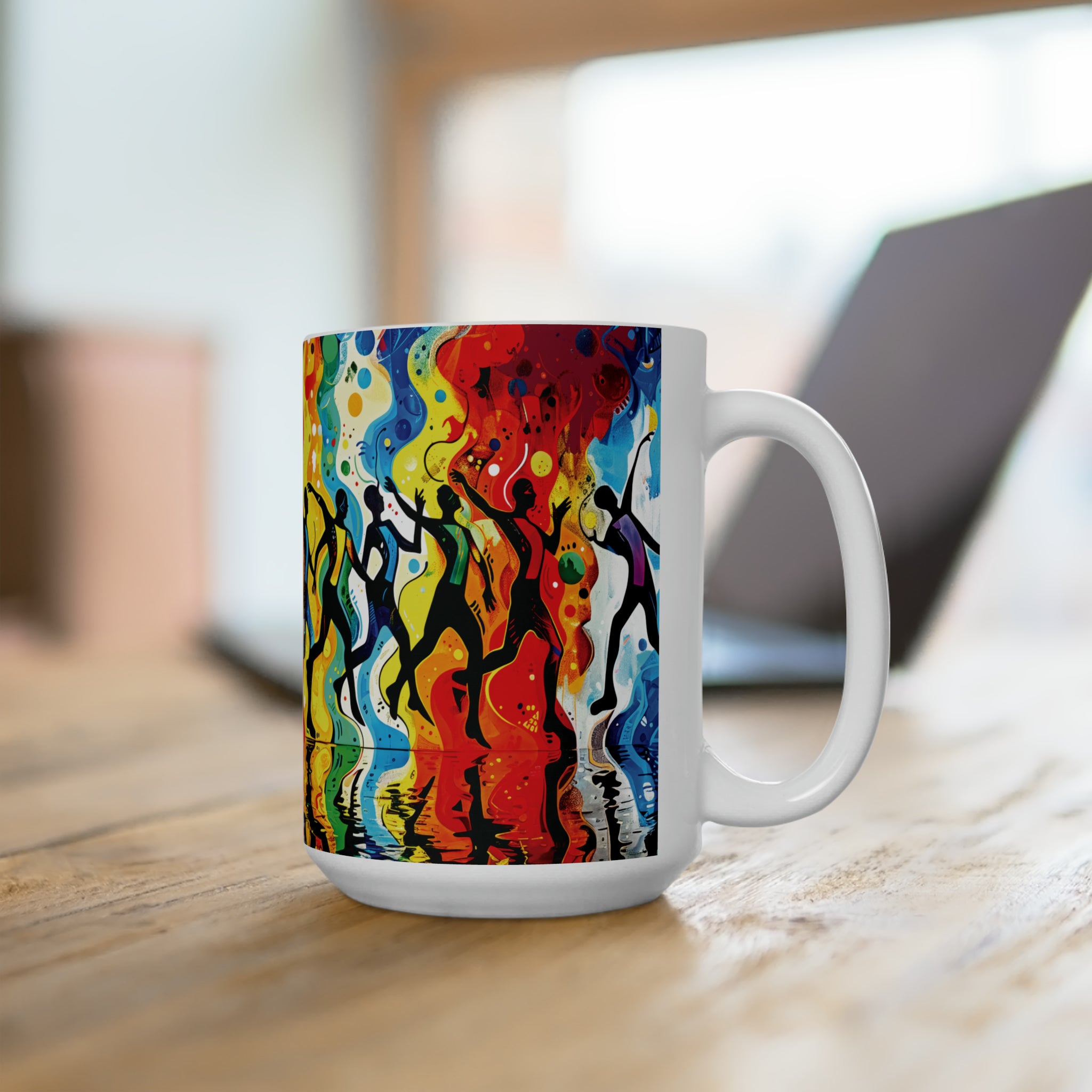 Rainbow reflection Ceramic Mug 15oz