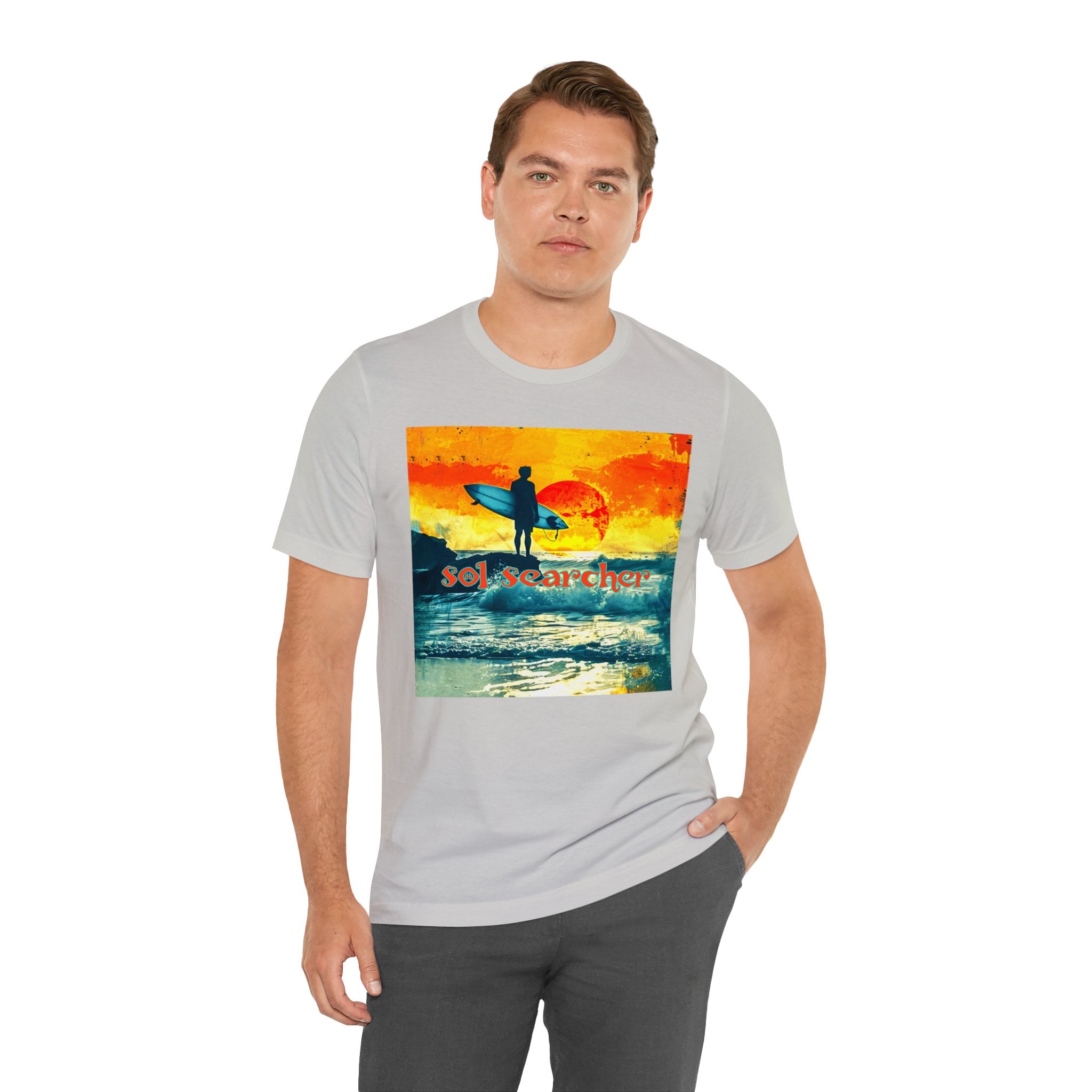 Sol Searcher sunset Unisex Jersey Short Sleeve Tee