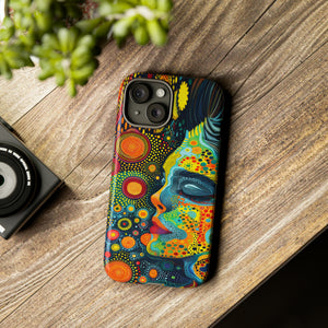 Phone Case, whimsical colorful design, Artistic design, Tough Case, Colorful whimsical fantasy design, iPhone 15, 14, 13, 12, 11, Samsung, Pixel