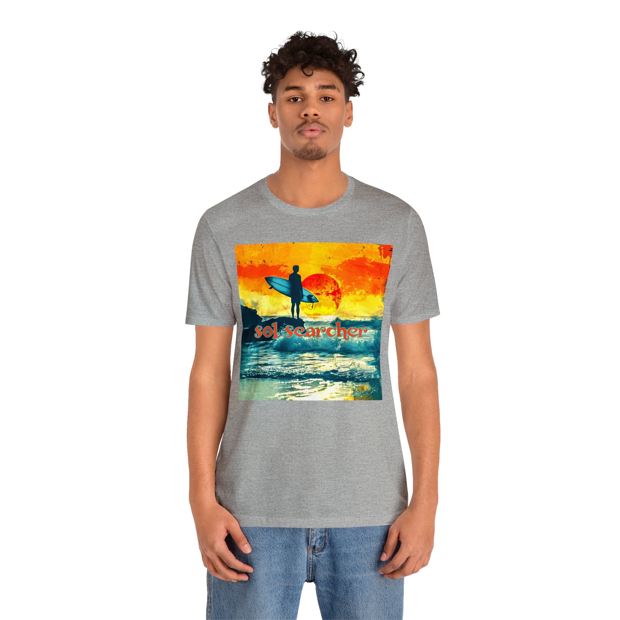 Sol Searcher sunset Unisex Jersey Short Sleeve Tee