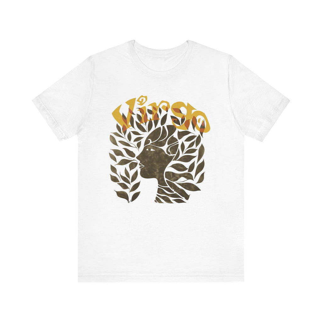 Virgo bronze graphic Unisex Jersey Short Sleeve Tee