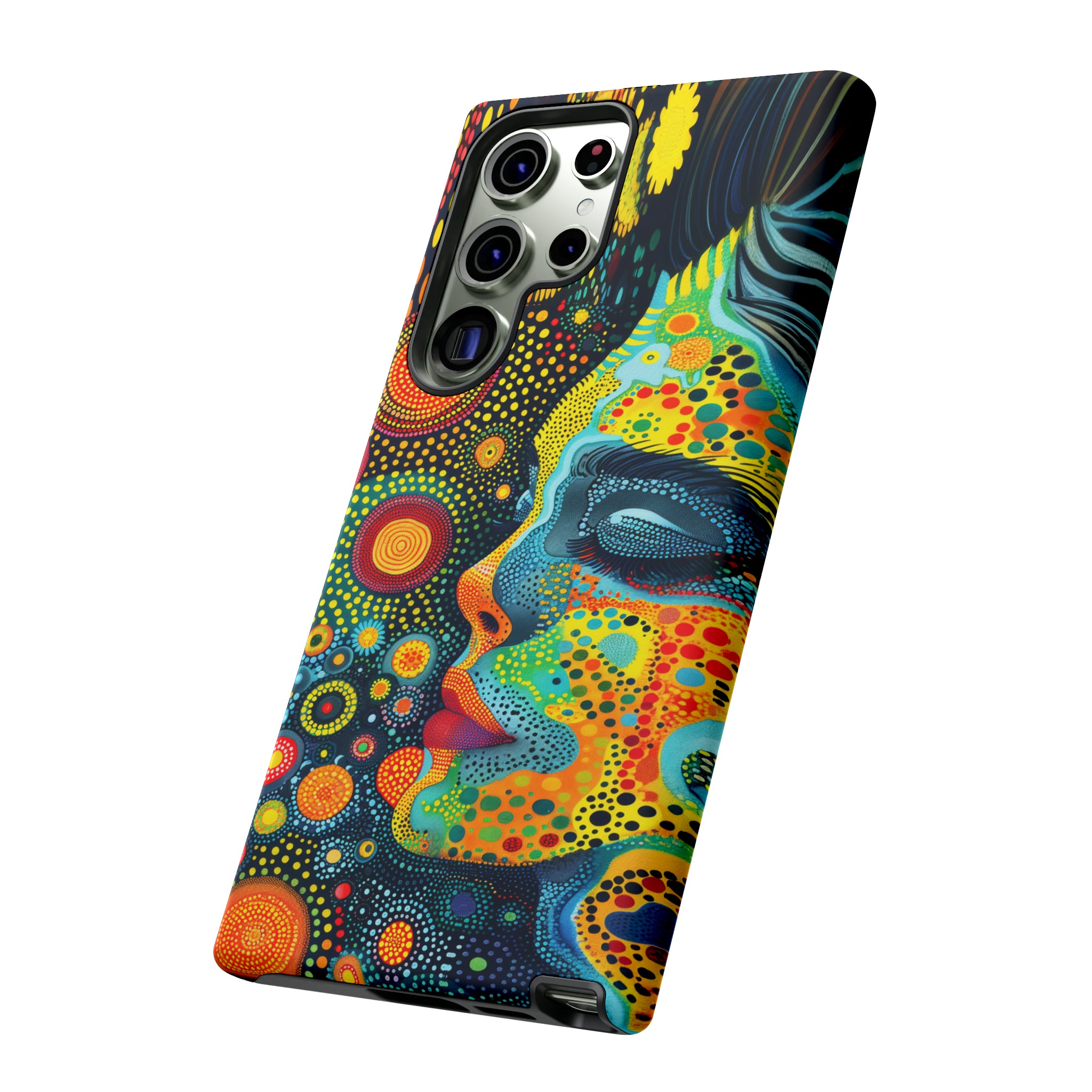 Phone Case, whimsical colorful design, Artistic design, Tough Case, Colorful whimsical fantasy design, iPhone 15, 14, 13, 12, 11, Samsung, Pixel