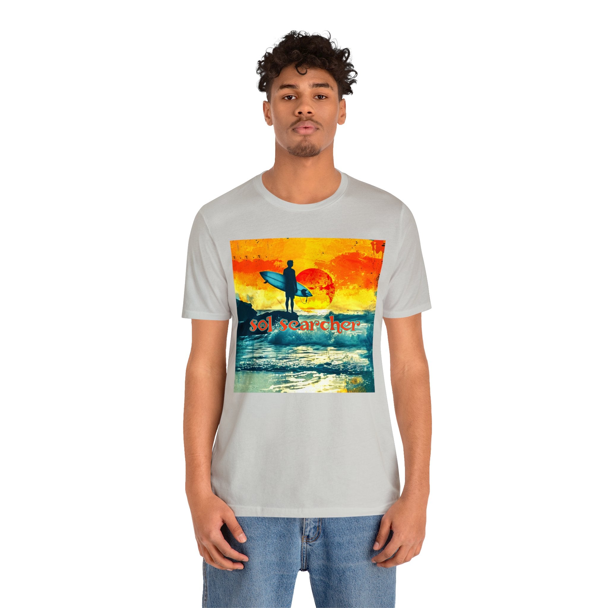 Sol Searcher sunset Unisex Jersey Short Sleeve Tee