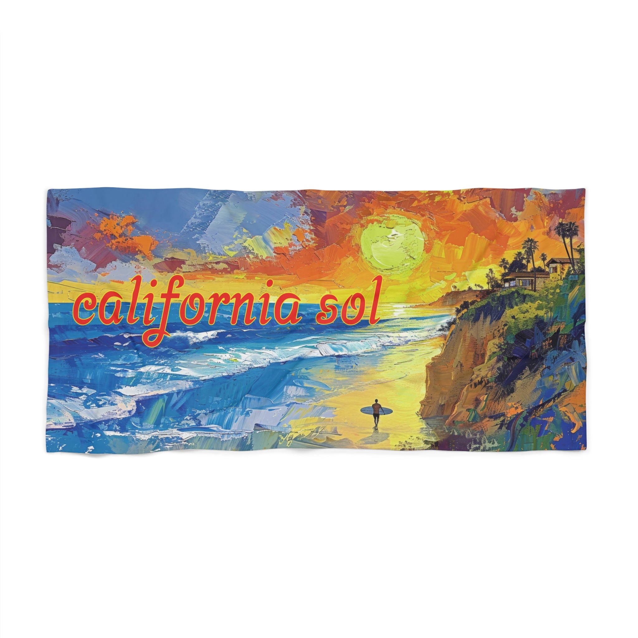 California Sol Beach Towel 36" x 72"