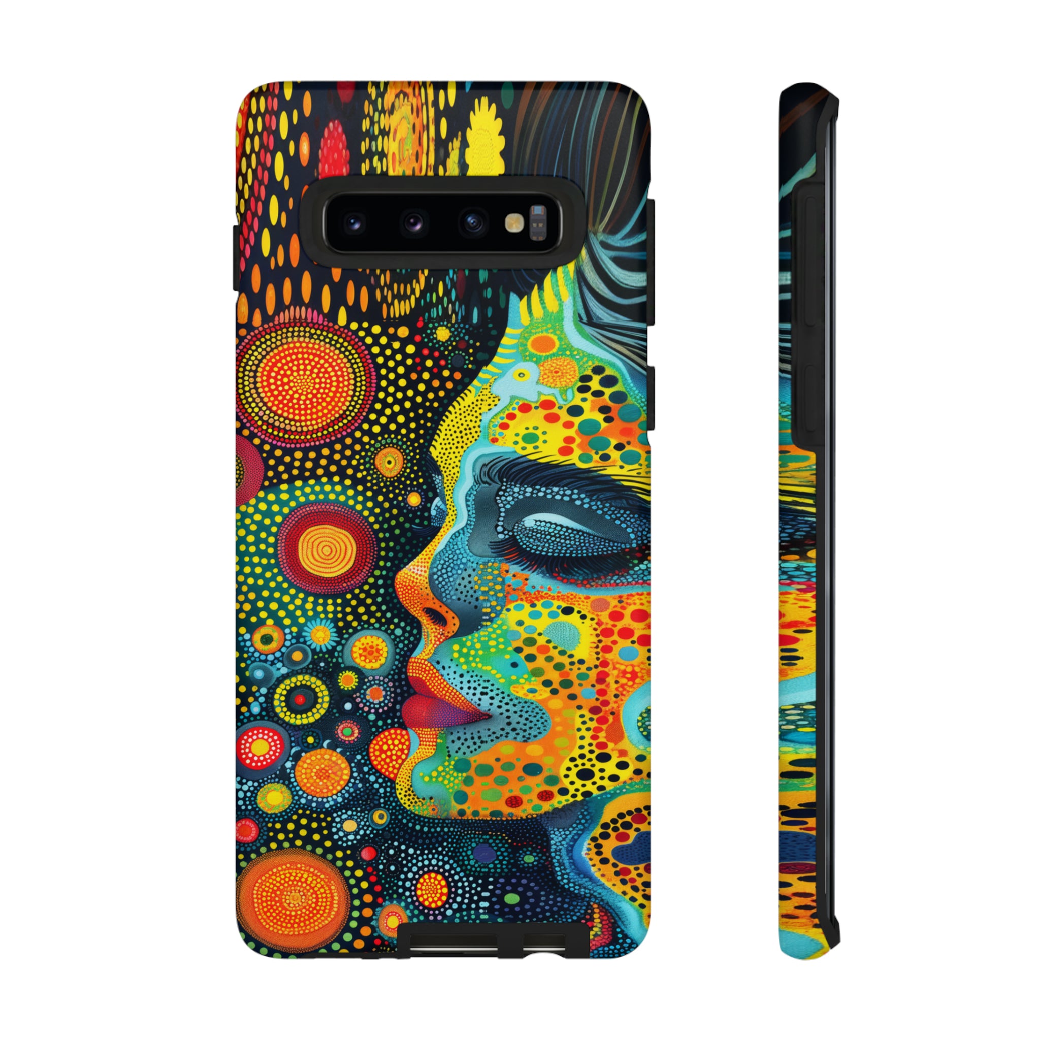 Phone Case, whimsical colorful design, Artistic design, Tough Case, Colorful whimsical fantasy design, iPhone 15, 14, 13, 12, 11, Samsung, Pixel