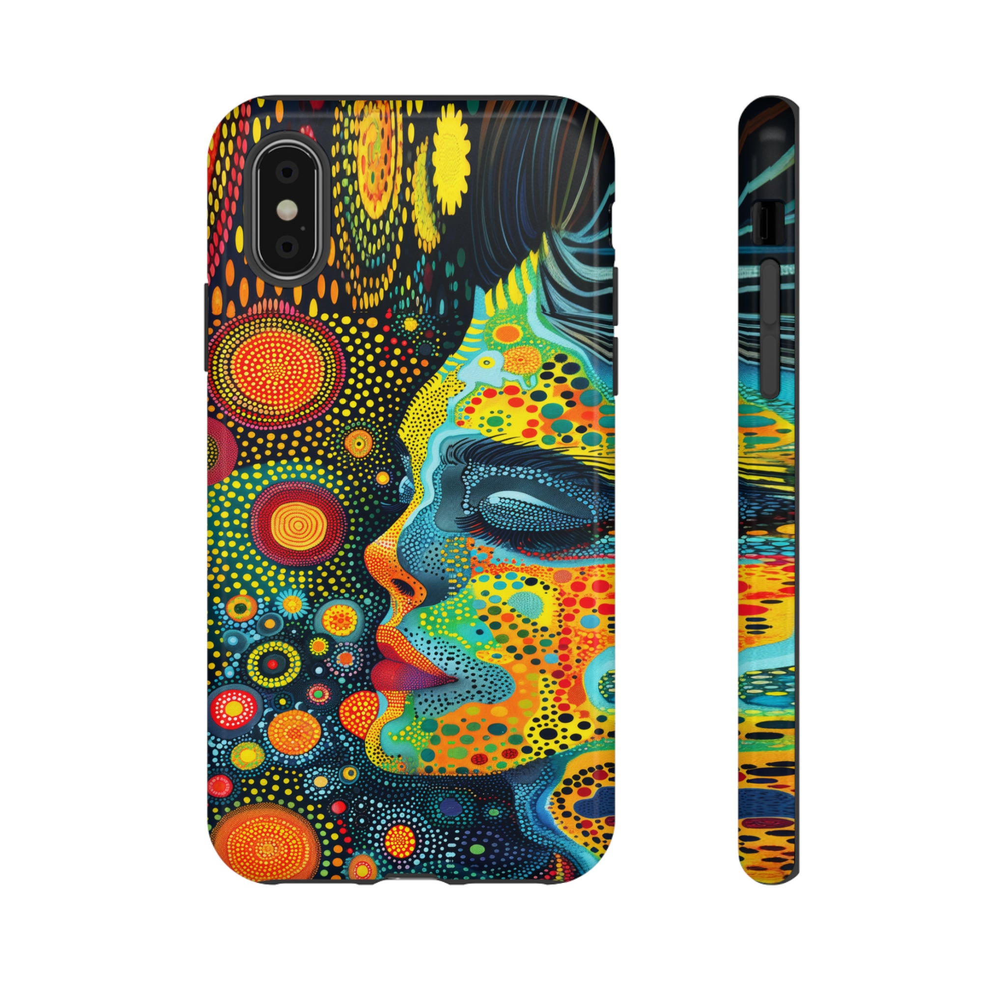 Phone Case, whimsical colorful design, Artistic design, Tough Case, Colorful whimsical fantasy design, iPhone 15, 14, 13, 12, 11, Samsung, Pixel