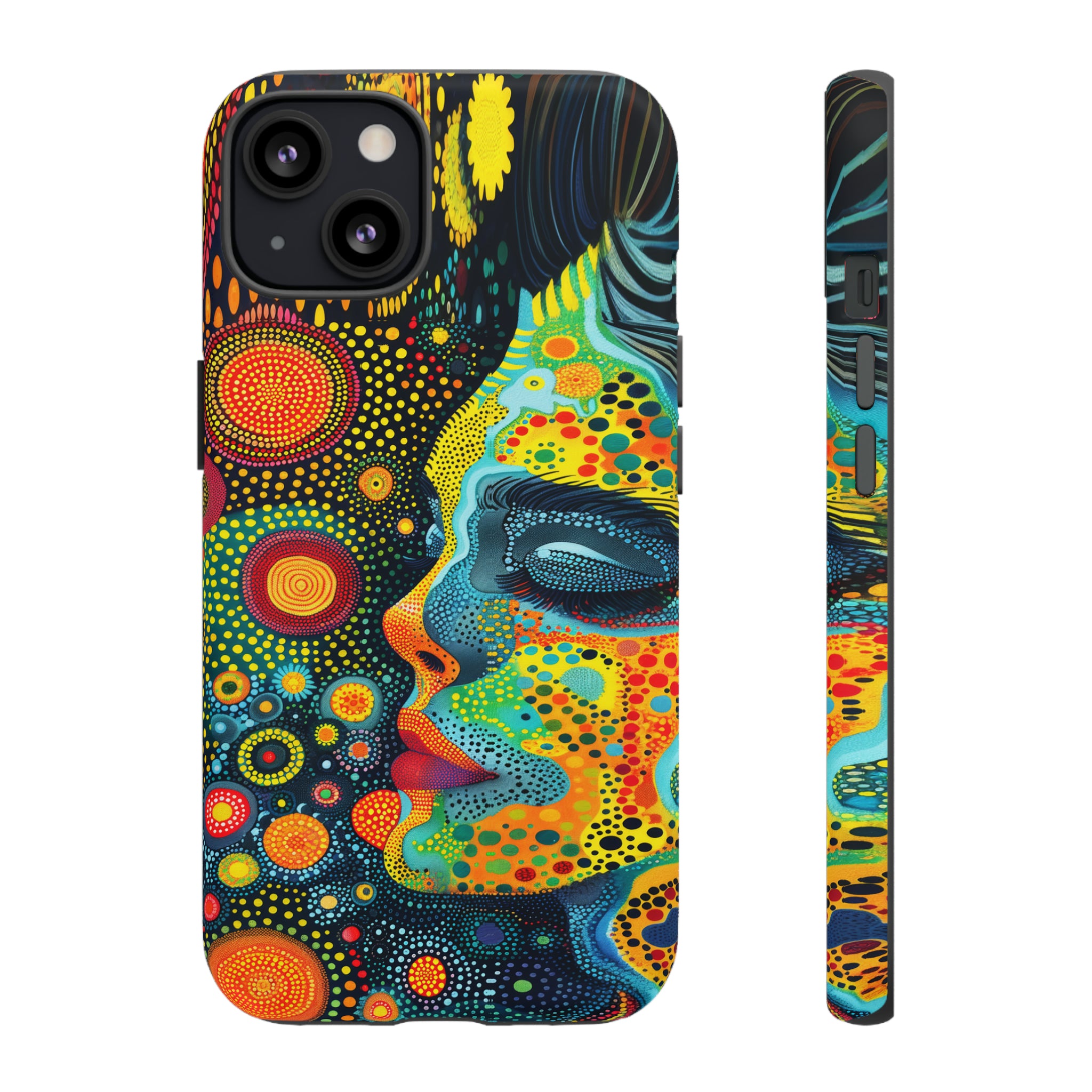 Phone Case, whimsical colorful design, Artistic design, Tough Case, Colorful whimsical fantasy design, iPhone 15, 14, 13, 12, 11, Samsung, Pixel