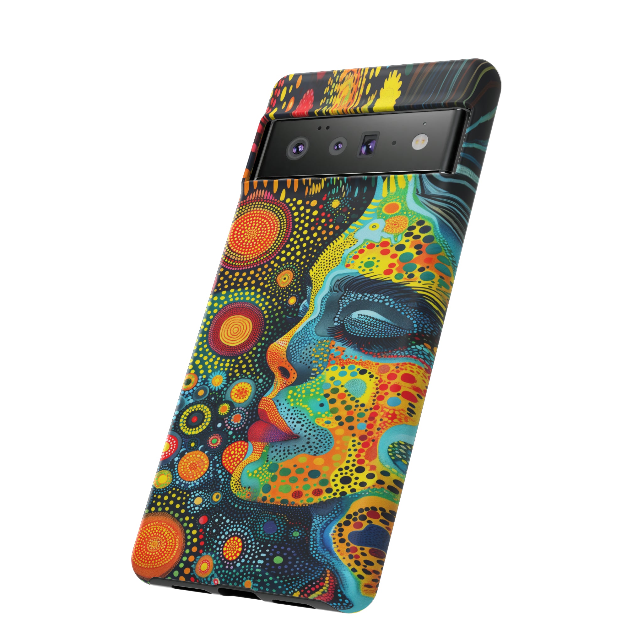 Phone Case, whimsical colorful design, Artistic design, Tough Case, Colorful whimsical fantasy design, iPhone 15, 14, 13, 12, 11, Samsung, Pixel