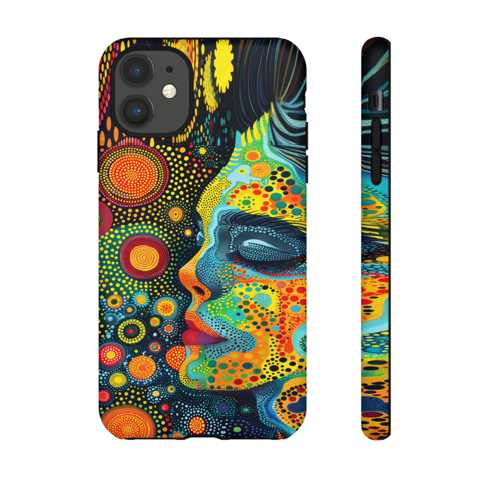 Phone Case, whimsical colorful design, Artistic design, Tough Case, Colorful whimsical fantasy design, iPhone 15, 14, 13, 12, 11, Samsung, Pixel