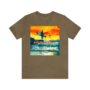 Sol Searcher sunset Unisex Jersey Short Sleeve Tee