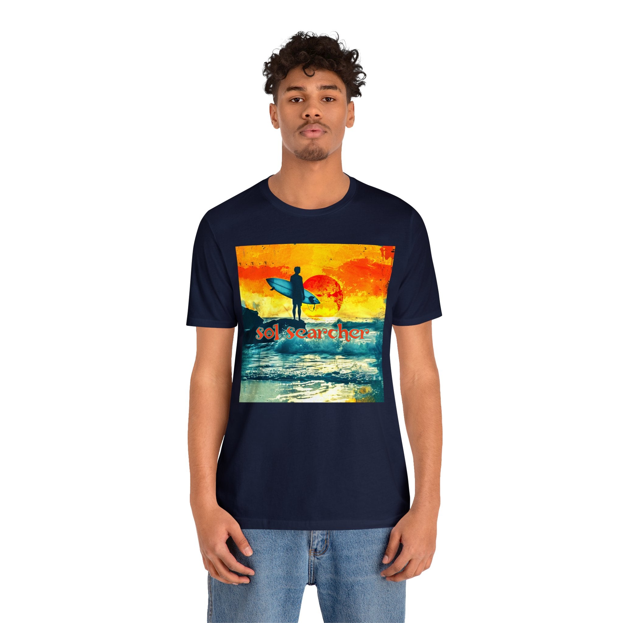 Sol Searcher sunset Unisex Jersey Short Sleeve Tee