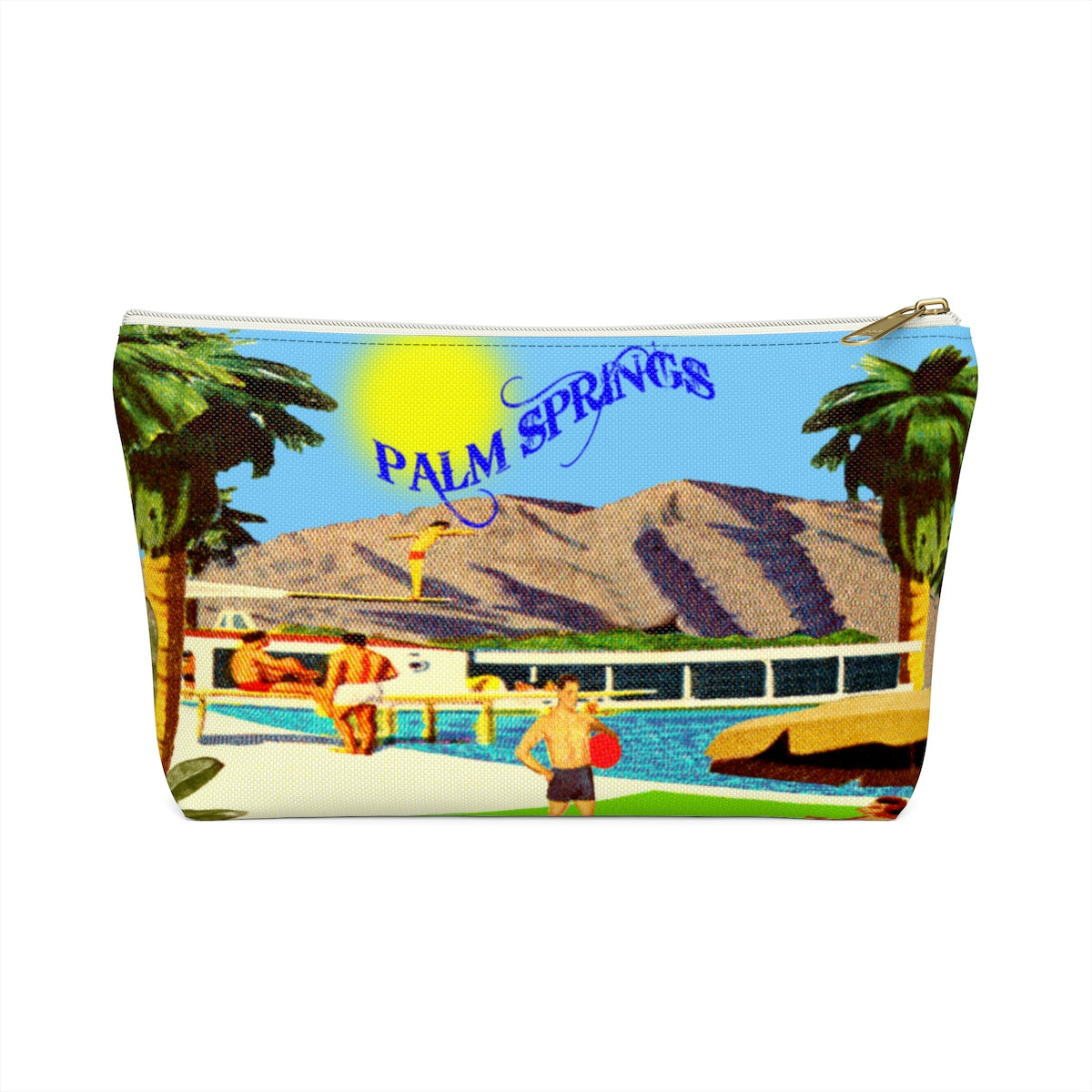 Palm Springs Swim Club Accessory Pouch w T-bottom